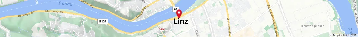 Kartendarstellung des Standorts für Wasser-Apotheke in 4020 Linz